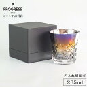 【ブランド直営】 PROGRESS Rex-Shine ロックグラス 265ml ギフト 保証書付 送料無料 名入れ刻印可 誕生日 バレンタイン ホワイトデー 退職祝い 新築祝い 結婚祝い おしゃれ チタン ウイスキー 焼酎 酒 ギフトラッピング プレゼント 宅飲み プログレス