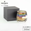  PROGRESS Vertex-Infinite グラスタンブラー 340ml ギフト 保証書付 送料無料 名入れ刻印可 誕生日 退職祝い 新築祝い 結婚祝い 記念品 おしゃれ オーロラ ウイスキー 焼酎 お酒好き ギフトラッピング 宅飲み プログレス