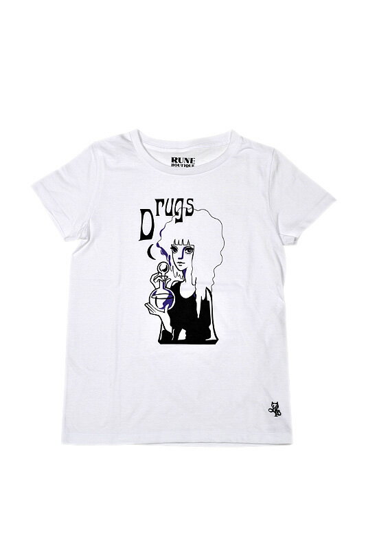 RUNE BOUTIQUE Tシャツ DRUGS（ ガールズサイズ）