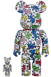 BE@RBRICKKEITHHARING100%&400%《2018年1月発売・発送予定》