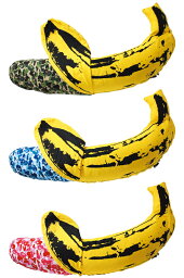 アンディ・ウォーホルクッション MLE × BAPE(R) ANDY WARHOL ABC BANANA CUSHION S（GREEN CAMO／BLUE CAMO／PINK CAMO）