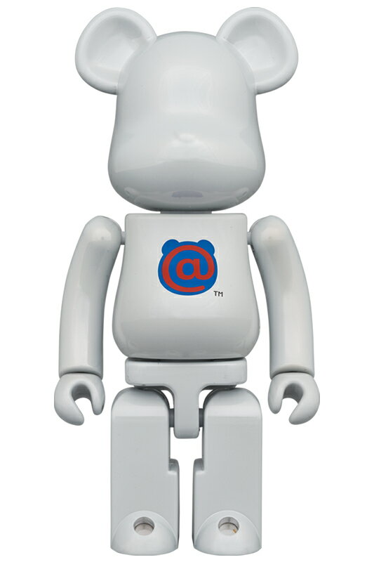 Rare BE@RBRICK BERBRICK 20th Anniversary Model BERBRICK 1st MODEL WHITE CHROME Ver.