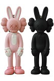 KAWS ACCOMPLICE KEYHOLDER PINK/BLACK