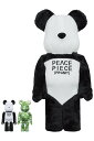 BE@RBRICK fragmentdesign PANDA 100％ 400％ 3PCS