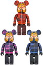 BE@RBRICK BAPE(R) CAMO TIGER 1000％ ［RED／PURPLE／BLUE］