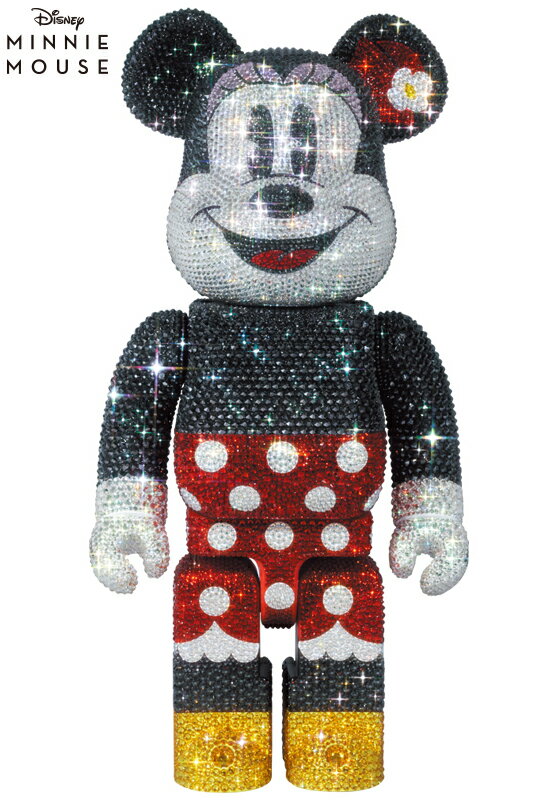 CRYSTAL DECORATE MINNIE MOUSE BE@RBRICK 400％