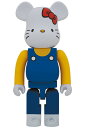 BE@RBRICK HELLO KITTY (青オーバーオール版) 1000％