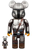 BE@RBRICK THE MANDALORIAN CHROME Ver. 100 & 400