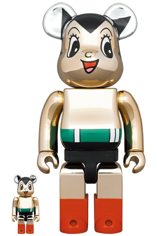 BE@RBRICK 鉄腕アトム CHROME Ver.100％ & 400％のサムネイル