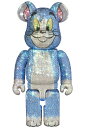 BE@RBRICK CRYSTAL DECORATE TOM (Classic Color) 400% (TOM AND JERRY)《2025年4月発送予定》|詳細画像