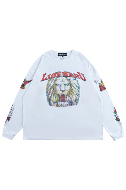 楽天MEDICOM TOY TOKYOMLE 快傑ライオン丸 「LION FACE」 LONG TEE