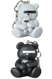 KEYCHAIN UNDERCOVER BEAR WHITEBLACK