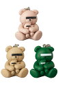 KEYCHAIN UNDERCOVER BEAR PINK／GREEN／BEIGE