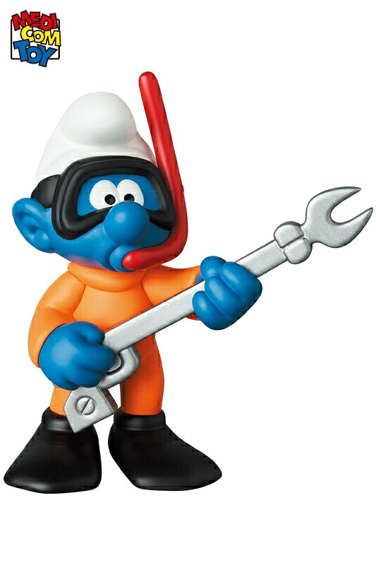 【メディコム・トイ公式】UDF THE SMURFS SERIES 1 SMURF DIVER ULTRA DETAIL FIGURE ウルトラディテールフィギュア MEDICOM TOY メディコムトイ ミニフィギュア コレクションフィギュア ギフト プレゼント