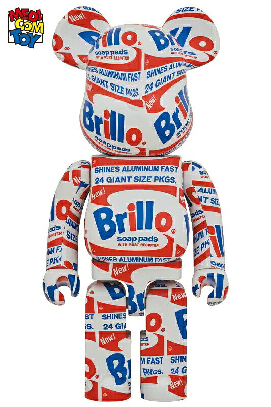 BE@RBRICK BERBRICK ANDY WARHOL Brillo 1000 MEDICOM TOY