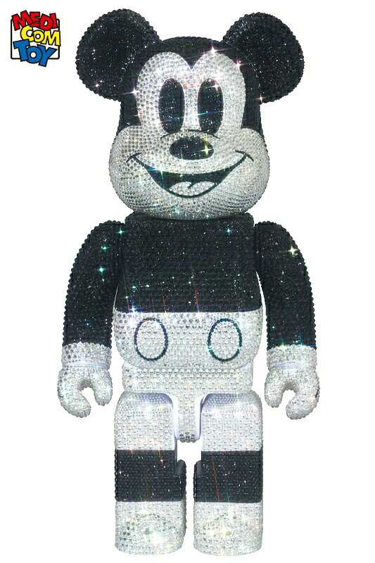BE@RBRICK CRYSTAL DECORATE MICKEY MOUSE BERBRICK 40036 MEDICOM TOY