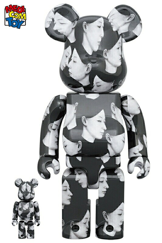 【メディコム・トイ公式】BE@RBRICK BLACK Scandal Yohji Yamamoto × 内田すずめ × S.H.I.P&crew 私の中の私たち 100％ & 400％ ベアブリック MEDICOM TOY メディコムトイ フィギュア コレクションフィギュア ギフト プレゼント