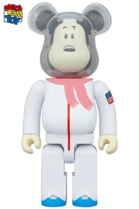 BE@RBRICK BERBRICK ASTRONAUT SNOOPY 400 MEDICOM TOY