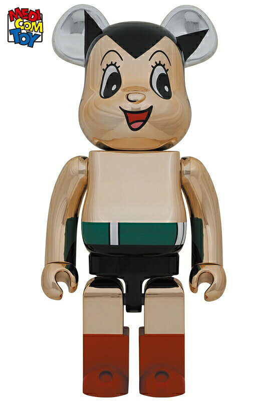 【メディコム・トイ公式】BE@RBRICK 鉄腕アトム CHROME Ver.1000％ 鉄腕アトム コラボ ベアブリック MEDICOM TOY メディコムトイ フィギュア コレクションフィギュア ギフト プレゼント
