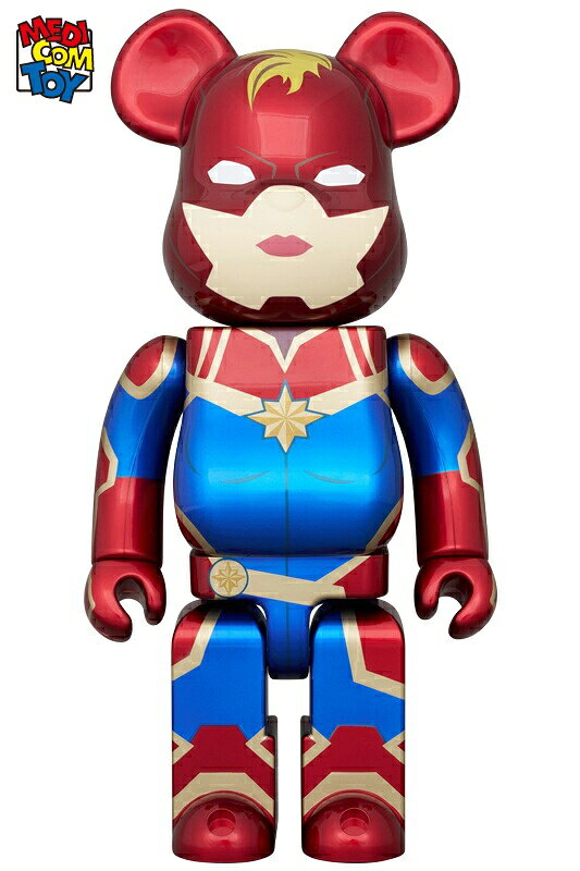 【メディコム・トイ公式】BE@RBRICK CAPTAIN MARVEL 400％ MARVEL キャプテン マーベル ベアブリック MEDICOM TOY メディコムトイ フィギュア コレクションフィギュア ギフト プレゼント