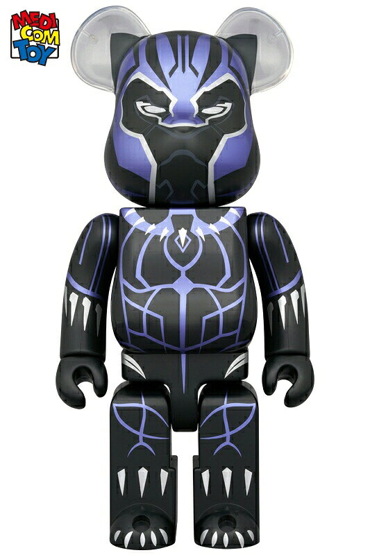 【メディコム・トイ公式】BE@RBRICK MARVEL INFINITY SAGA BLACK PANTHER（ENDGAME Ver.） 400％ ブラックパンサー マーベル MARVEL ベアブリック MEDICOM TOY メディコムトイ フィギュア コレクションフィギュア ギフト プレゼント