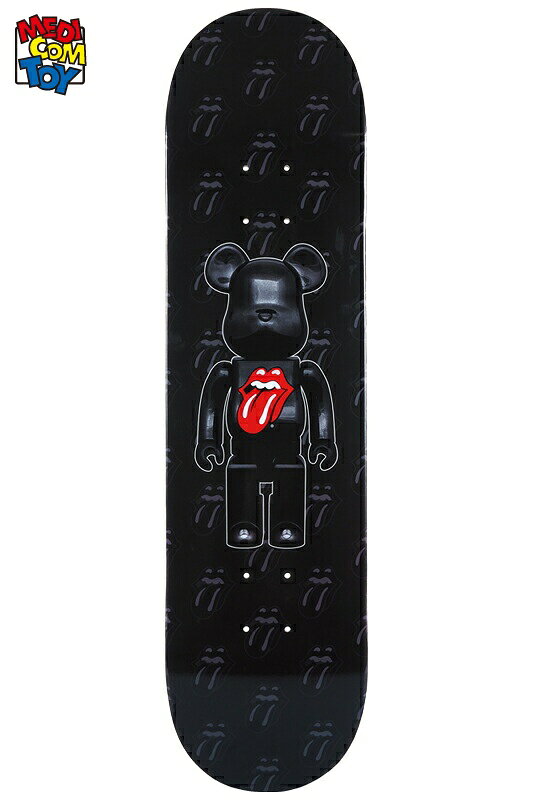 【メディコム・トイ公式】MLE "The Rolling Stones" BE@RBRICK SKATEBOARD DECK "The Rolling Stones" ベアブリック MEDICOM TOY メディコムトイ フィギュア コレクションフィギュア ギフト プレゼント