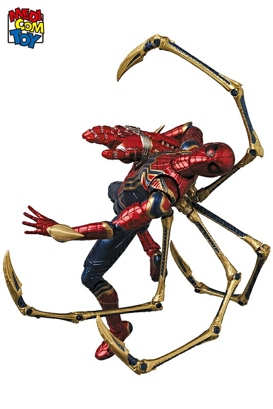 【メディコム・トイ公式】MAFEX IRON SPIDER（ENDGAME Ver.） RENEWAL Ver. SPIDER MAN スパーダーマン MARVEL マーベル マフェックス MEDICOM TOY メディコムトイ アクションフィギュア 可動フィギュア コレクションフィギュア ギフト プレゼント