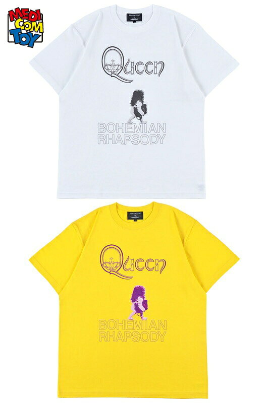 【メディコム・トイ公式】International by Amplifier “Queen” “Bohemian Rhapsody” T-SHIRT アンプリファイアー MEDICOM TOY メディコムトイ MEDICOMTOY アパレル Tシャツ ロックTシャツ アーティストTシャツ ファッション ギフト プレゼント
