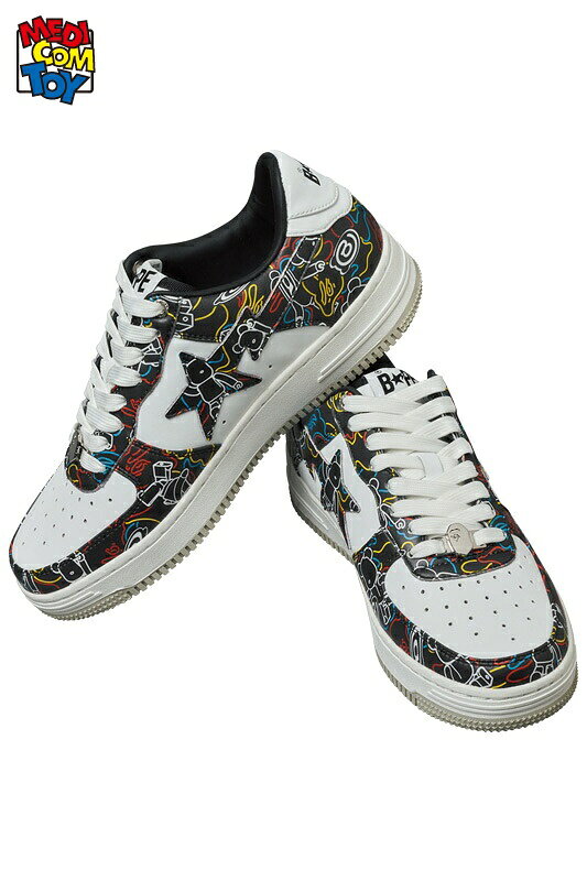 Zapatillas BAPE STA BAPE STA MEDICOM TOY BERBRICK CAMO BLACK MEDICOM TOY