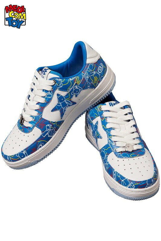 Zapatillas BAPE STA BAPE STA MEDICOM TOY BERBRICK CAMO BLUE MEDICOM TOY