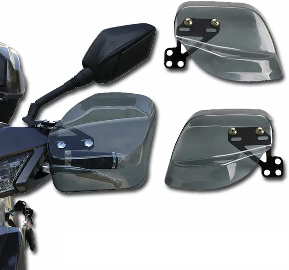 OBEST ナックルガード 汎用 バイク スクーター TYPE2 スモーク バイザー ハンドガード ハンドルカバー 風防 雨除け …