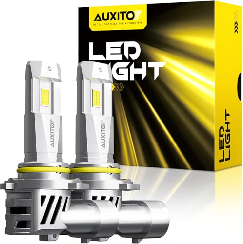 AUXITO HB3 LEDヘッドライト 車用 高輝度 LEDチップ搭載hb3 led ハイビーム用 爆光 6倍の明るさ 新基準..