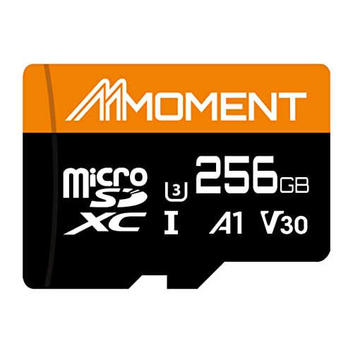 MMOMENT マイクロSDカード 256GB Nintendo Switch対応/MicroSDXCカード / 4K対応 / Class10 / UHS-I / U3 / A1 / V30 / SDアダプター付【読込最大95MB/s】