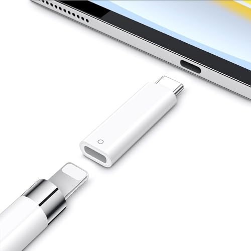 【令和五年新モデル 】Apple USB-C - Apple Pencilアダプタ 対応iPad第10世代 対応Apple Pencil 第1世代 充電とBluetoothペアリング可能 ペンシル充電用 Type-C充電ケーブル必要ない 変換アダ…