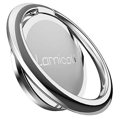 Lomicall スマホリング 4mm 薄い 180度 360度回転式 ：携帯電話 リングホルダー, 携帯リング 指輪型 薄 ホールドリングスタンド, フィ..