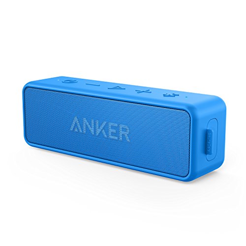 Anker Soundcore 2 (USB Type-C充電 12W Bluetooth 5.0 スピーカー 24時間連続再生)【完全ワイヤレスステレオ対応/強化された低音 / IPX7防水規格 / デュアルドライバー/マイク内蔵】(ブルー)