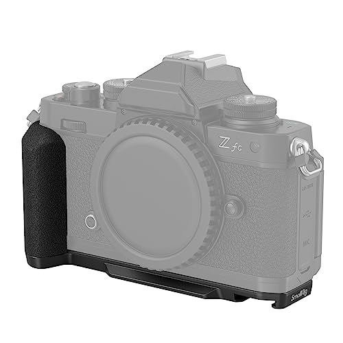 SmallRig Z fc用ハンドグリップ L 字型グリップホルダー Nikon Z fc カメラ用 1/4 -20 ネジ穴付きレトロスタイルサイドハンドル コールドシュー アルカ用クイックリリースプレート 軽量で快適 …