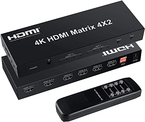 FERRISA 4K x 2K HDMI}gbNX ZN^[ 42o  (fW^EL/RI[fBI) XCb`[ R\ 3D 1080P HDRyDVDv[[/PS3/PS4/PS5/Switch/Fire TV Stick/Chromecast/XboxɓKpz