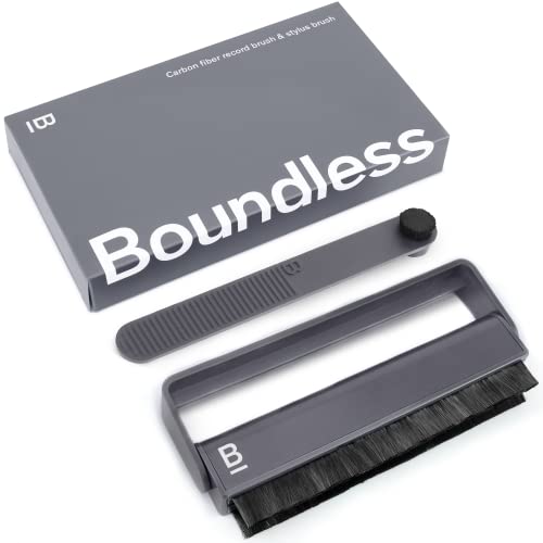 Boundless Audioレコードクリーニングキット - 防静電性ビニールレコードブラシ＆スタイラスブラシ - 2..