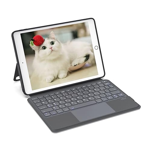 Rucceko iPad 第9/8/7世代 キーボード付きケース pro 10.5 air3 10.2/10.5インチアイパッド対応 磁気吸..