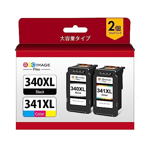 GPC Image Flex BC-340 BC-341 340 341 インク キャノン 用 BC-340XL BC-341XL 大容量リサイクルインク Canon 対応 340 341 TS5130S TS5130 MG4130 MG3130 MG2130 MG4230 MG3230 MG3530 MG3630 MX513 MX523 再生インク 【新・旧パッケージ任意発送】