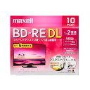 マクセル(Maxell) 録画用ブルーレイディスク BD-RE DL ひろびろワイド(美白)レーベル ...