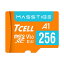 TCELL MASSTIGE 256GB microSDXC A1 USH-I U3 V30 100MB/ եHD4K UHD ꥫ ץդ