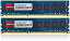 Kuesuny DDR3 1600 ǥȥå PC  PC3-12800 8GB2 PC3-12800U 1.5V 240Pin CL9 Non-ECC DIMM