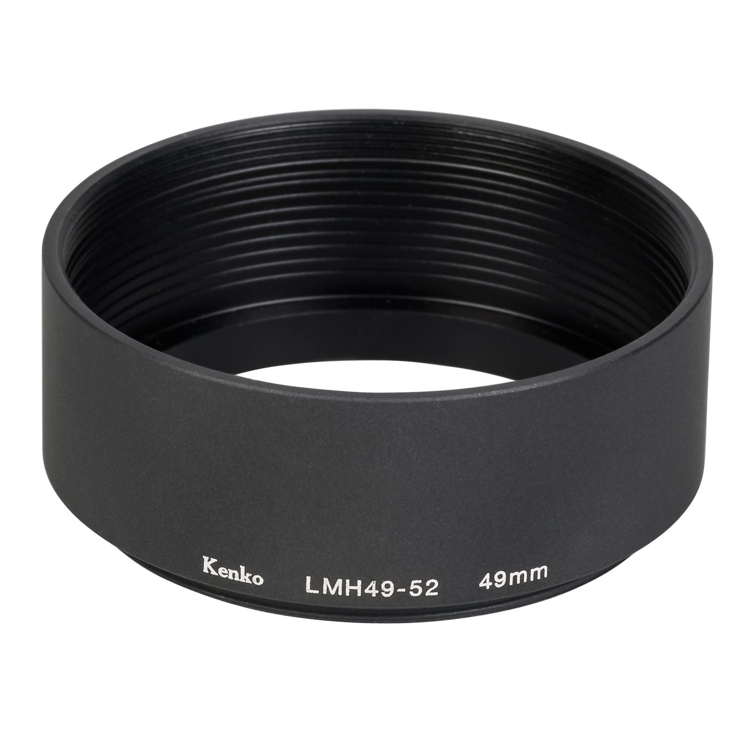 RA:Kenko レンズフード レンズメタルフード LMH49-52 BK 49mm アルミ製 連結可能 792025