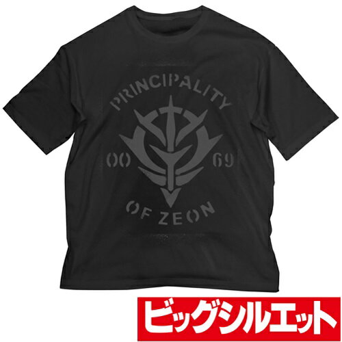 コスパ 機動戦士ガンダム ジオン ビッグシルエットTシャツ BLACK