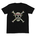 【送料無料対象商品】コスパ ワンピース 麦わらドクログラフィック Tシャツ BLACK 【ネコポス/ゆうパケット対応】