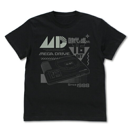 コスパ メガドライブ メガドライブ リフレクタープリントTシャツ BLACK 