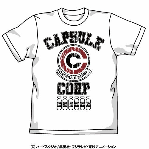 【送料無料対象商品】コスパ ドラゴンボール改 カプセルコーポレーション Tシャツ改 ホワイト 【ネコポス/ゆうパケット対応】【5月再販予定 予約商品】