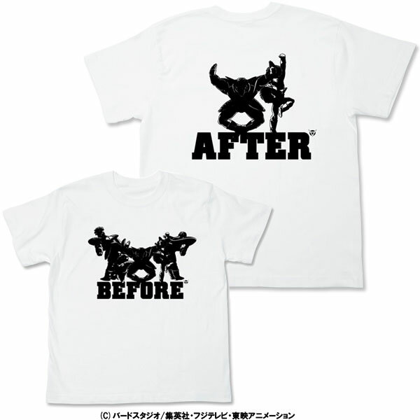 【送料無料対象商品】コスパ ドラゴンボール改 ギニュー特戦隊ビフォーアフター Tシャツ ホワイト 【ネコポス/ゆうパケット対応】